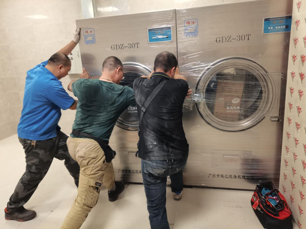 高效洗滌解決方案：珠江洗滌設備助力酒店行業的工業洗衣機滾筒廠應用案例